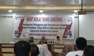 Bawaslu Pasaman Laksanakan RAKERNIS Penanganan Pelanggaran Dan Penyelesaian Sengketa Dalam Pemilu 2024