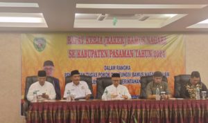 Pjs Bupati Pasaman H. Edi Dharma Buka secara Resmi Rakor Forum Bamus, Di Hotel Axana Padang