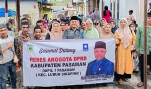 Serap Aspirasi Masyarakat, Anggota DPRD Pasama, Fadly Mimanda Putra, SH. Gelar Reses Perdana Di Padang Sarai