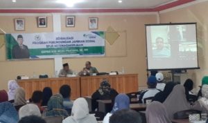 Digagas Anggota DPR RI Ade Rezki Pratama, Masyarakat Kabupaten Pasaman Ikuti Sosialisasi Program BPJS Ketenagakerjaan