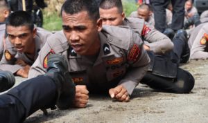 Bentuk Karakter Bintara Muda, Polres Agam melakukan Tradisi Penerimaan yang Menantang