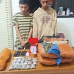 Polres Padang Pariaman Gagalkan Pengiriman 4 Kg Ganja di BIM dari Dua Orang Tersangka