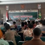 Kejari Pasaman Gelar Rakor Pengawasan Aliran Kepercayaan Dan Aliran Ke Agamaan Dalam Masyarakat