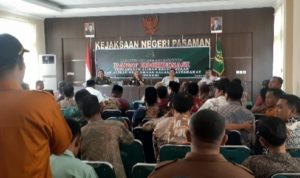 Kejari Pasaman Gelar Rakor Pengawasan Aliran Kepercayaan Dan Aliran Ke Agamaan Dalam Masyarakat