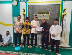 Kajari Pasaman Sobeng Suradal,SH.MH Pimpin Lansung TSR V di Masjid Ar Rahman Durian Tinggi