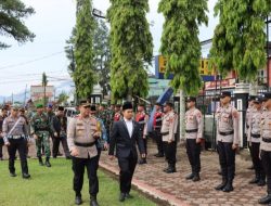 Mudik Aman Keluarga Nyaman, Polres Pasaman Gelar Apel Pasukan Gabungan Operasi Ketupat Singgalang 2025